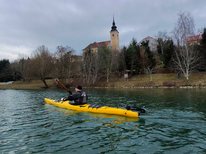 Winter Kayaking in Maribor Slovenia – Exploring the Drava River Beneath the Bridges
