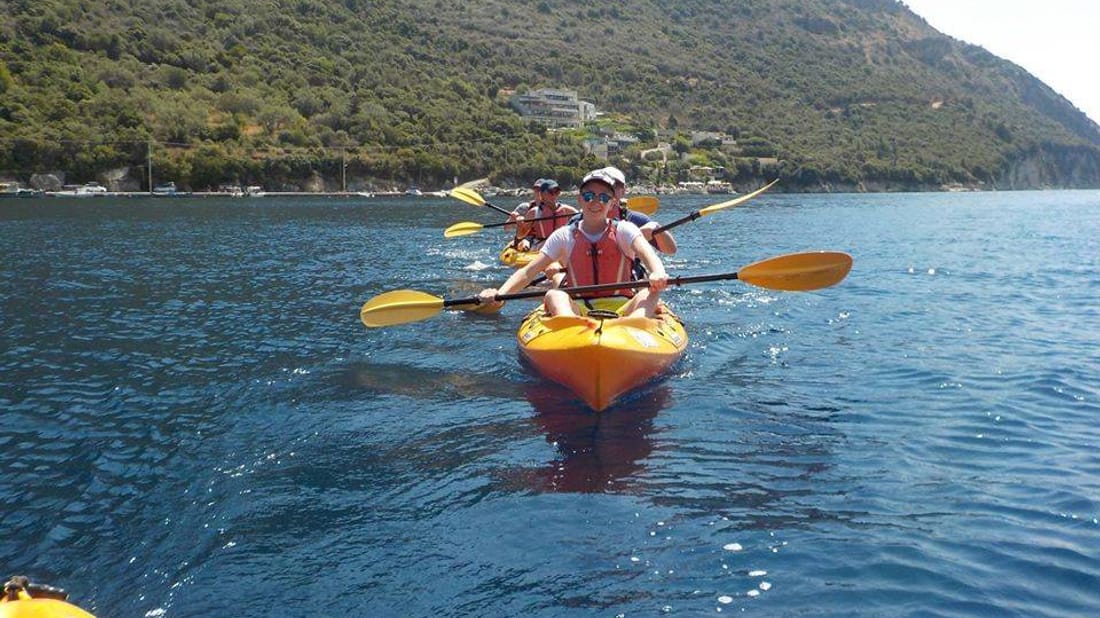 3-day excursion with sea kayak at Lefkas, Greece