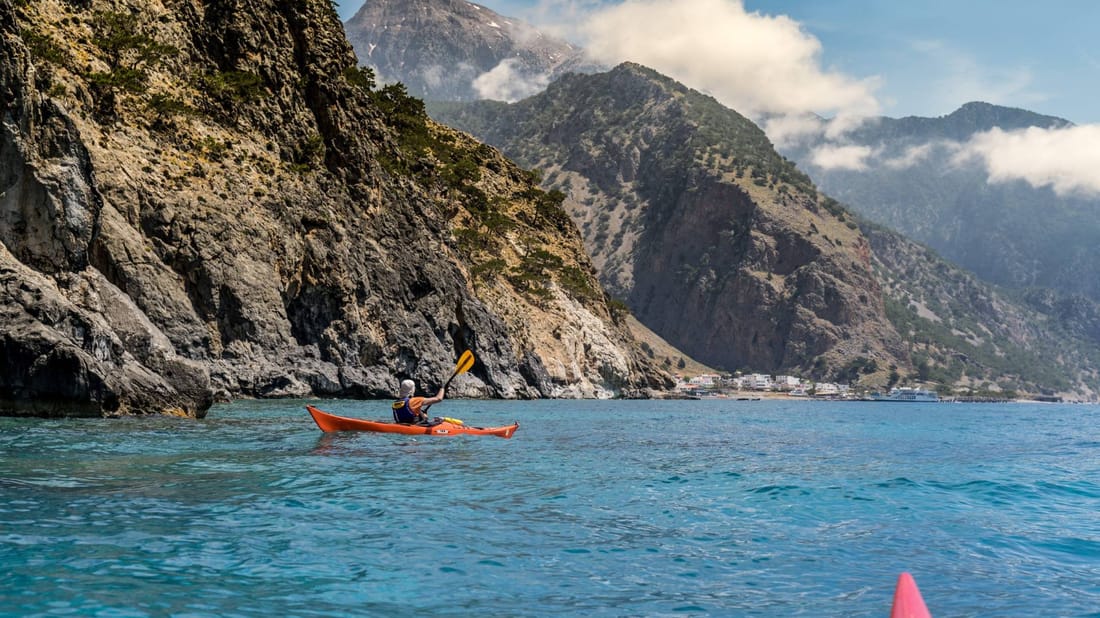 4-days Sea Kayak Expedition in South West Crete, Greece
