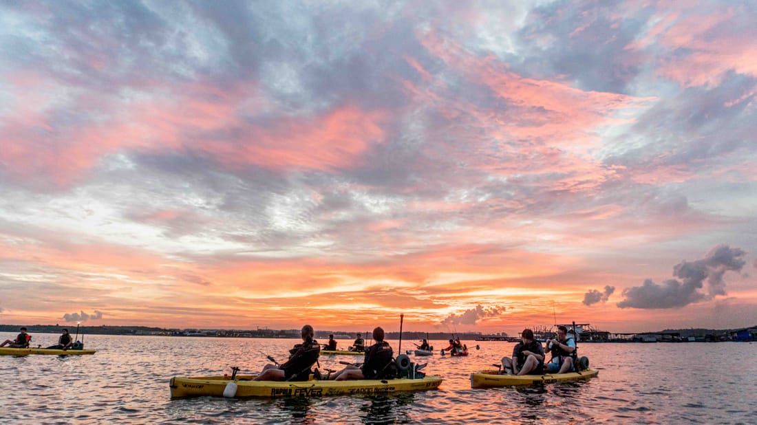 Starry Night - Kayak Fishing at Night, Pulau Ubin, Singapore