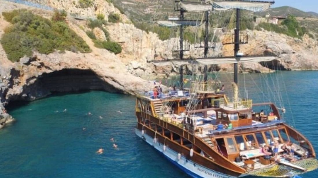 All Inclusive Catamaran Yatch Tour with Lunch and Soft Drinks Alanya Turkey