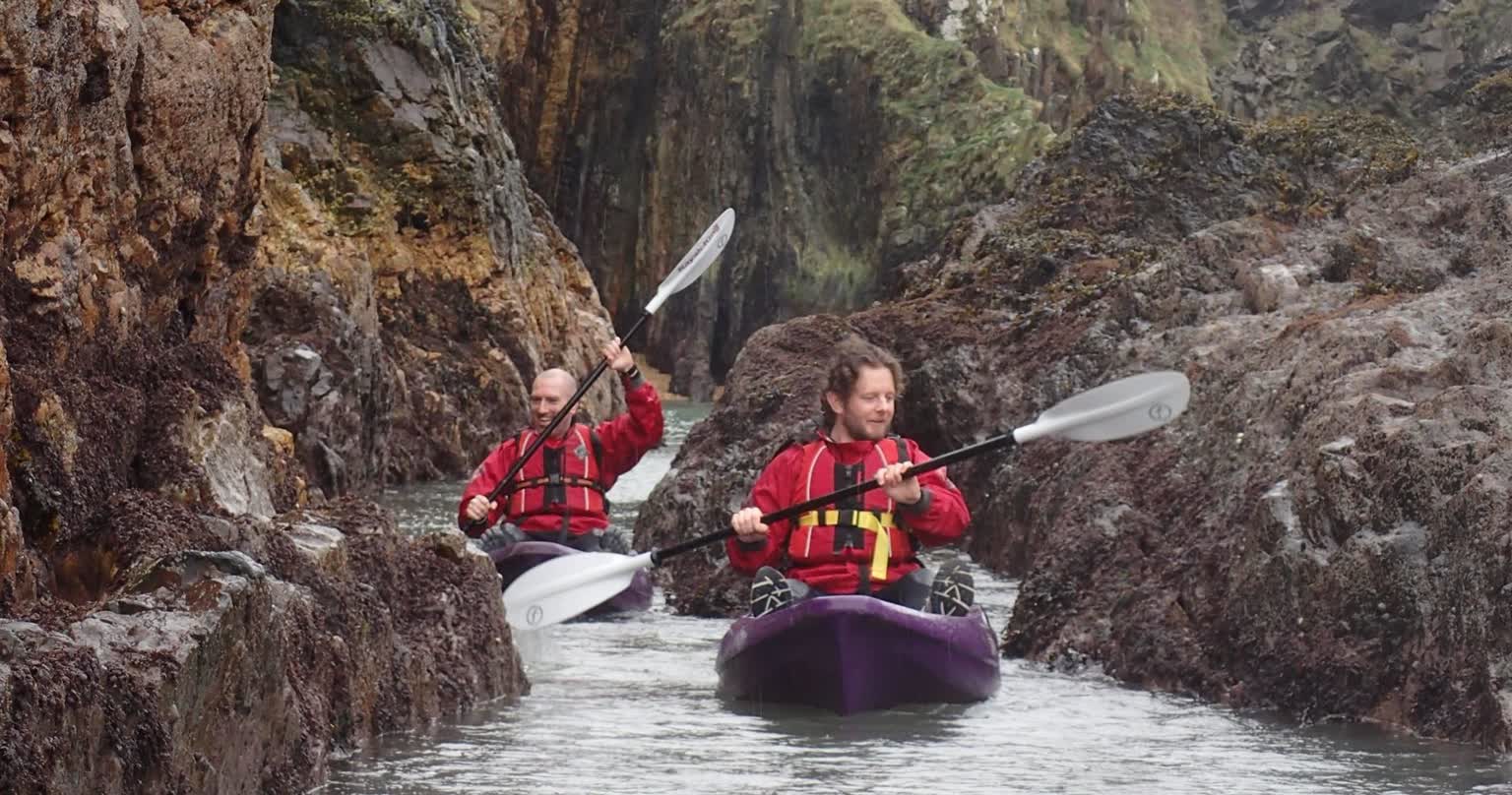 Explore the Pembrokeshire coast and Fishguard Bay in Wales 