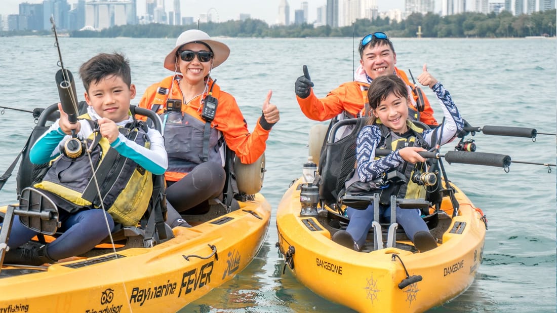 Finding Nemo - Kayak Fishing at East Coast Singapore