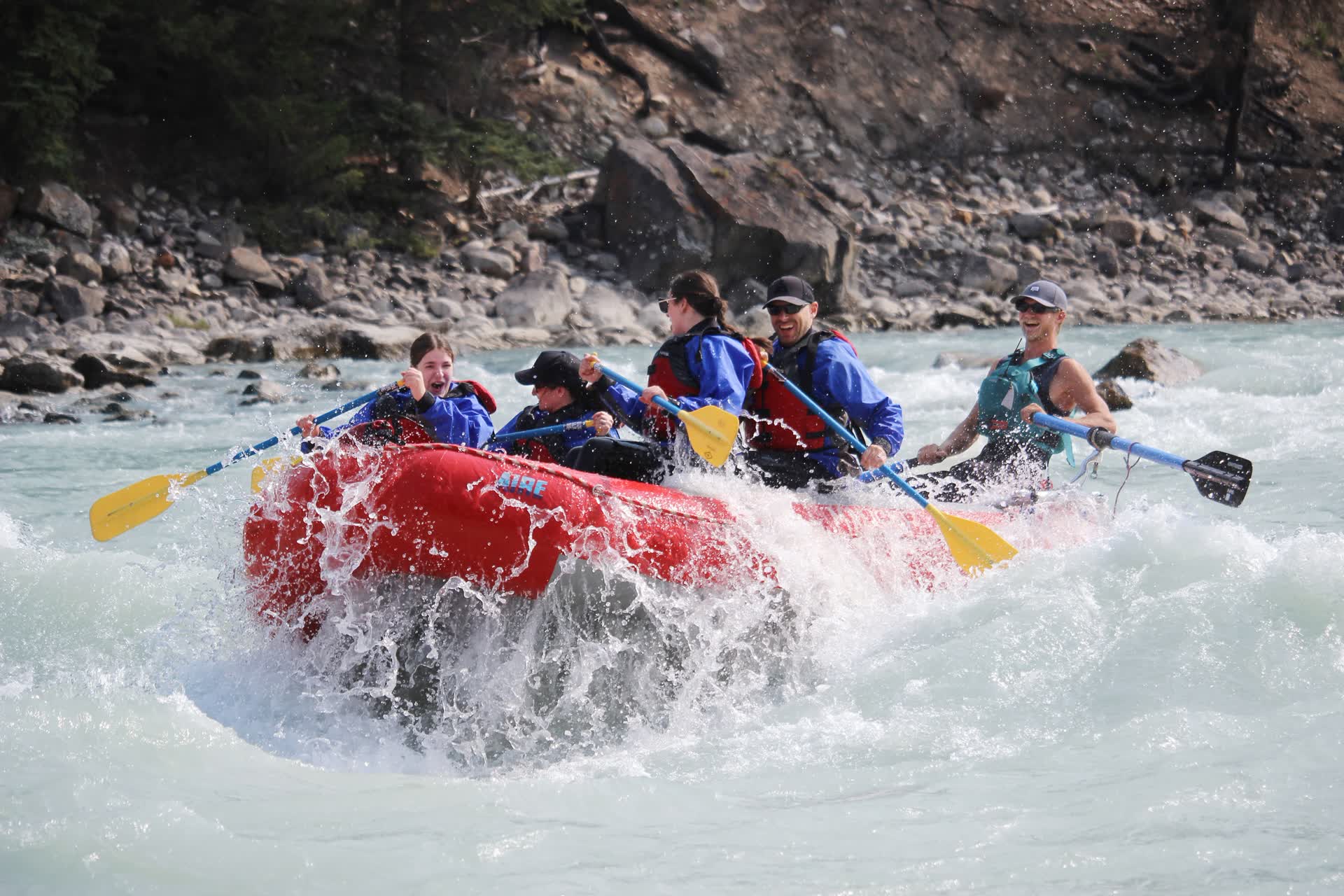 Athabasca Expressway Rafting in Alberta, Canada 